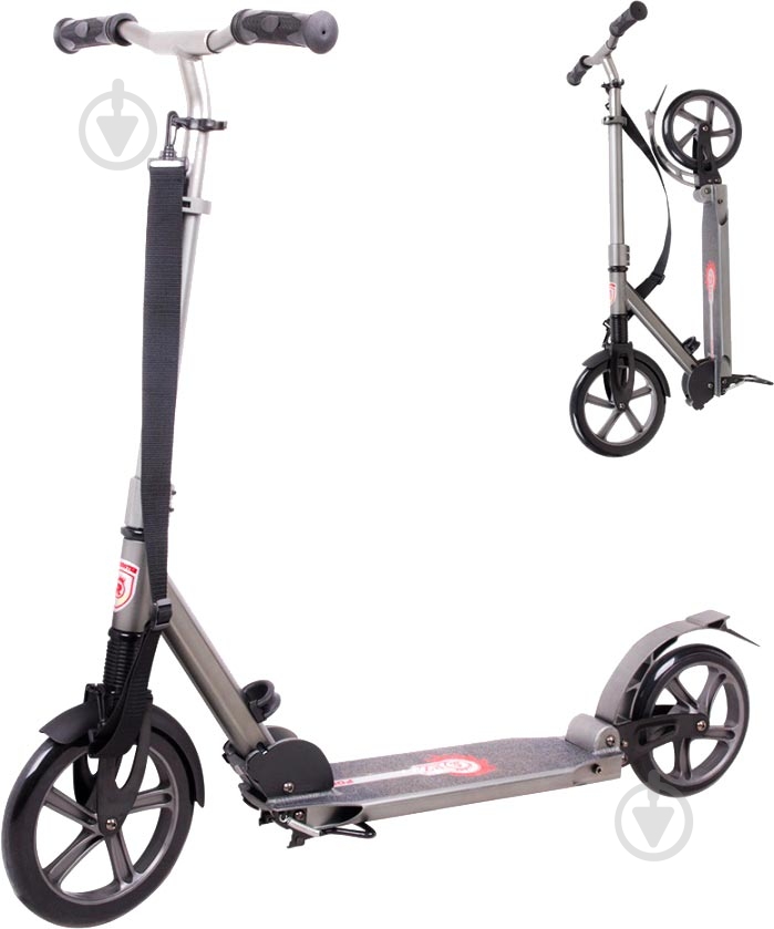 Самокат WORKER Scooter Authico серый 12685 - фото 3