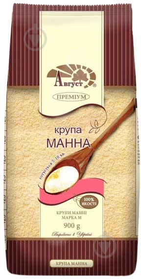 Крупа манная Август 900 г - фото 1 Крупа манная Август 900 г - фото 1