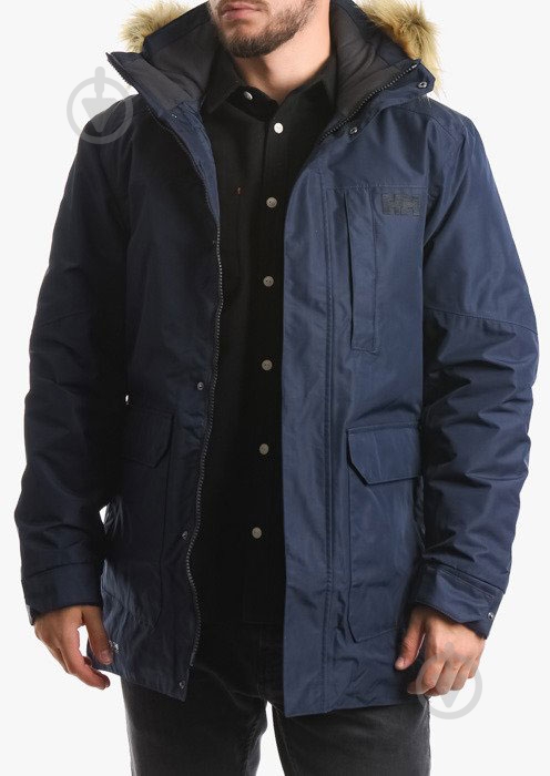 Куртка-парка мужская зимняя Helly Hansen DUBLINER PARKA 54403_597 р.M синяя - фото 2