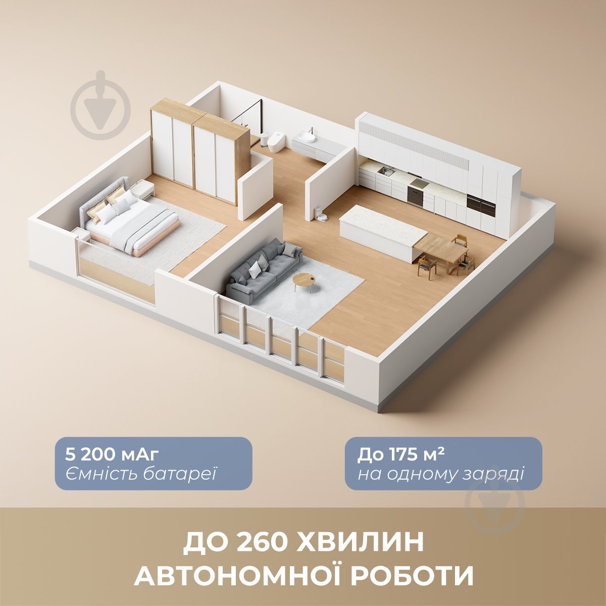 Робот-пилосос MOVA S10 (RLS42SA) white - фото 5