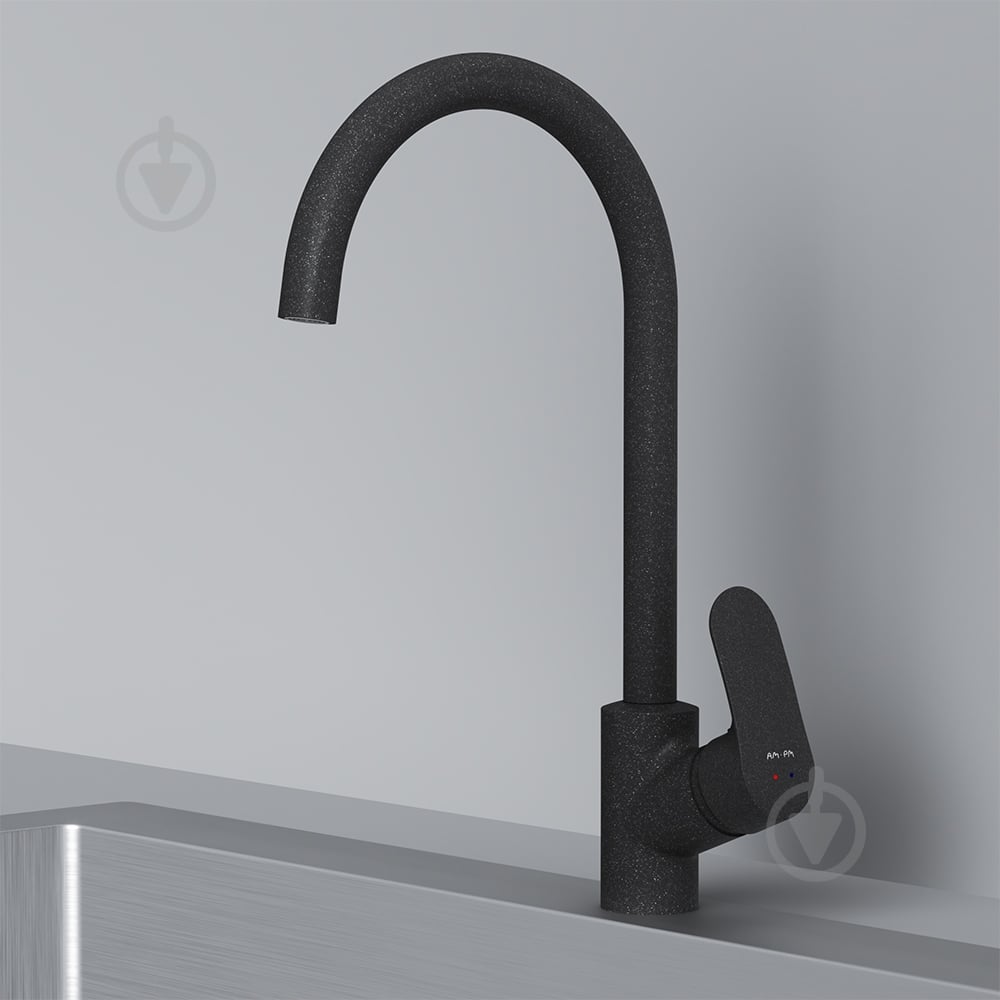 Смеситель для кухни AM.PM Like F80E07122 черный - фото 2
