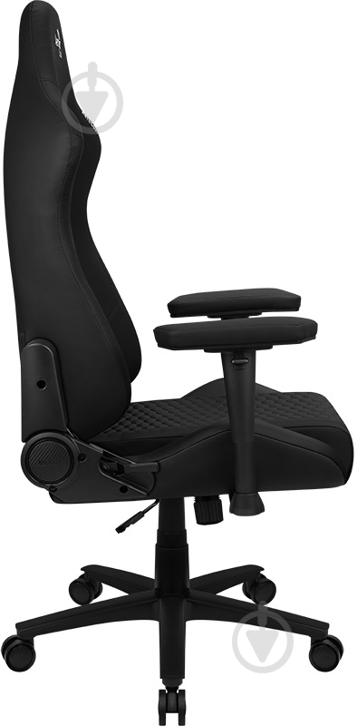 Кресло AeroCool Crown Leatherette All Black черный - фото 2