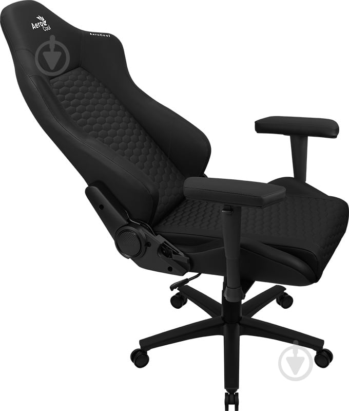 Кресло AeroCool Crown Leatherette All Black черный - фото 3