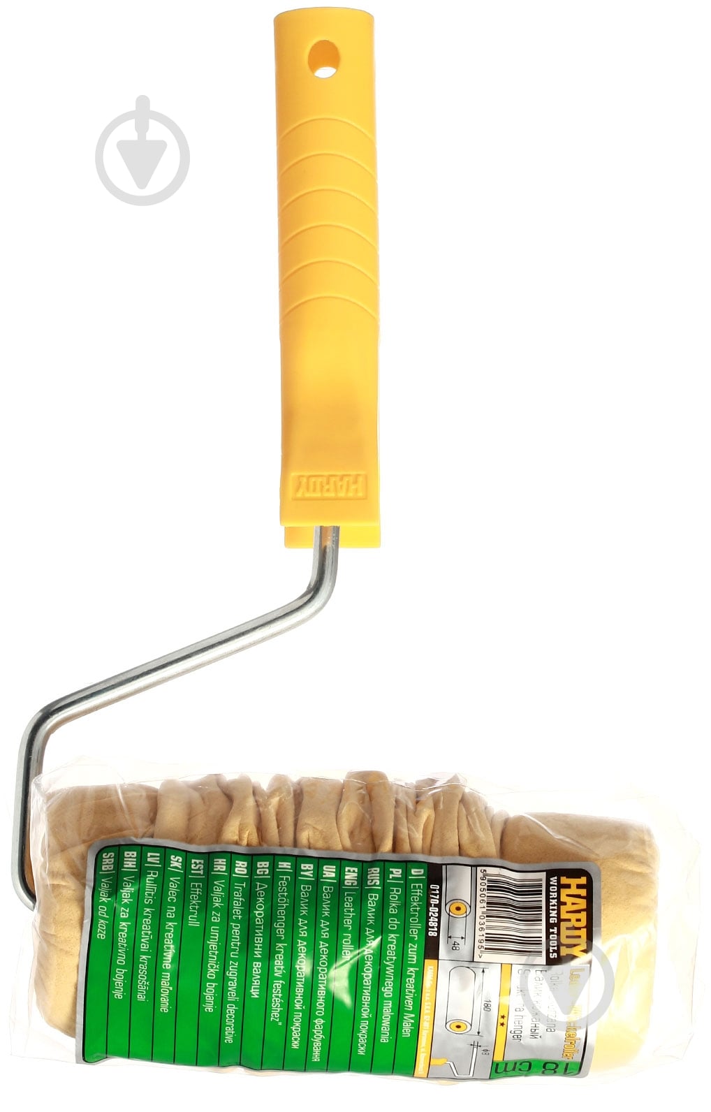 Валик с ручкой для окрашивания Hardy кожаный 18x 4,8см 0170-024818 - фото 3 Валик с ручкой для окрашивания Hardy кожаный 18x 4,8см 0170-024818 - фото 3