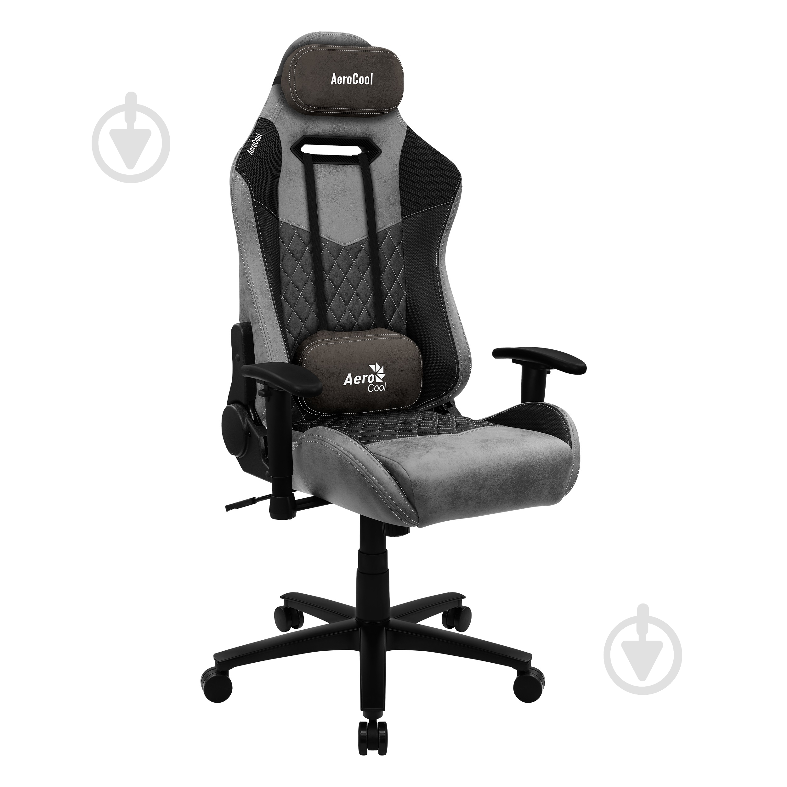 Кресло AeroCool Duke Ash Black черно-серый - фото 6 Кресло AeroCool Duke Ash Black черно-серый - фото 6