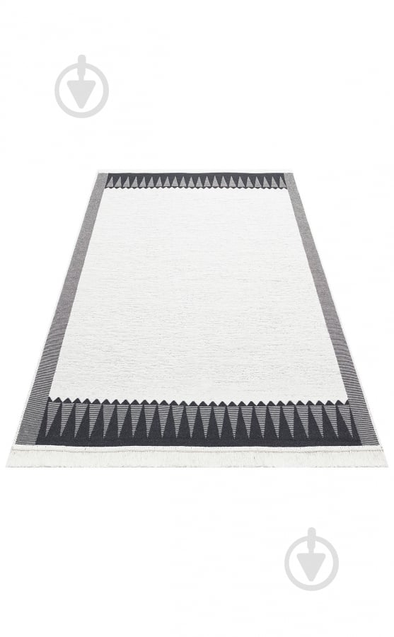 Ковер Ekohali Arya AR 22 White Black 120x180 см двусторонний - фото 2