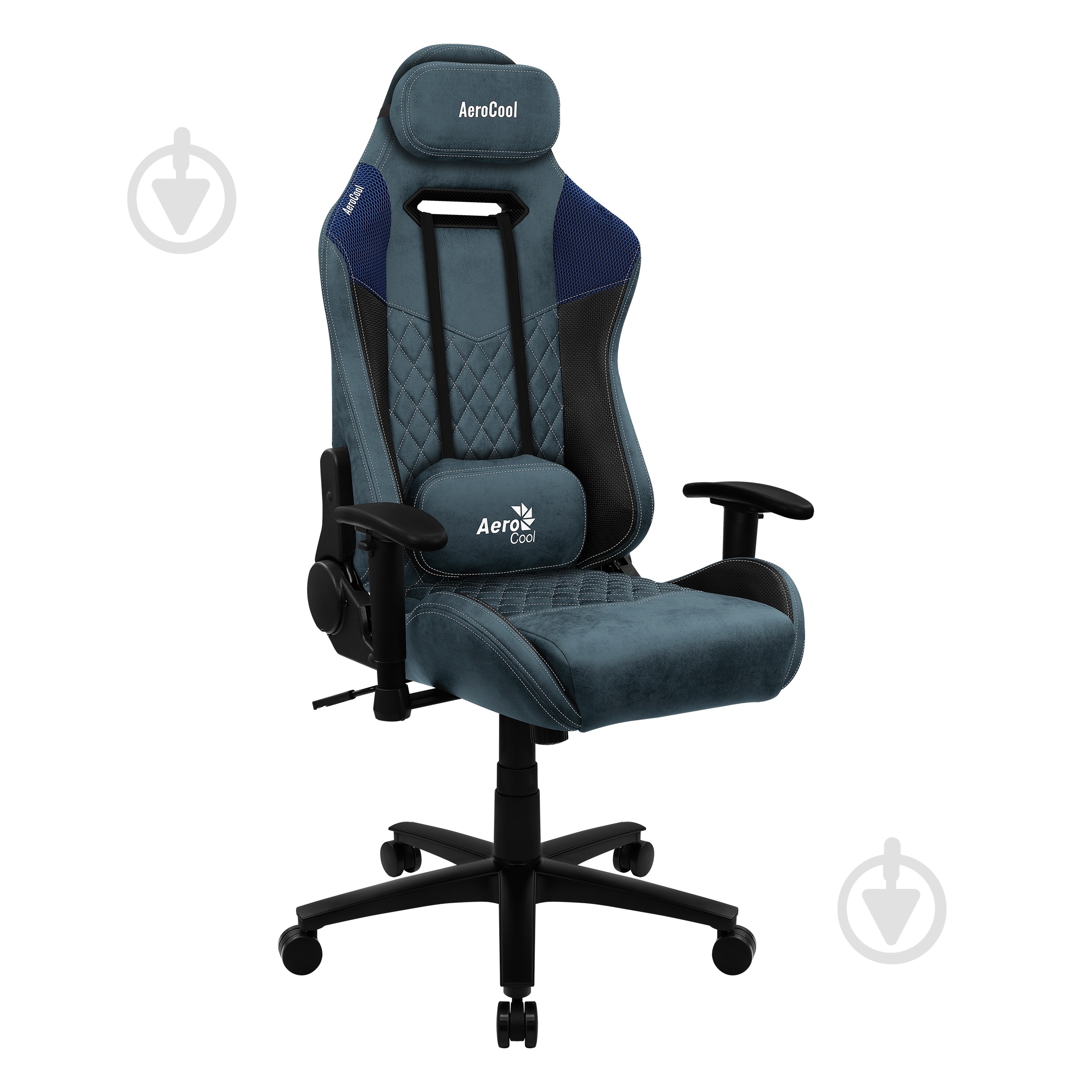 Крісло AeroCool Duke Steel Blue блакитний - фото 9 Крісло AeroCool Duke Steel Blue блакитний - фото 9