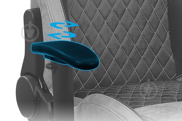 Крісло AeroCool Duke Steel Blue блакитний - фото 16 Крісло AeroCool Duke Steel Blue блакитний - фото 16