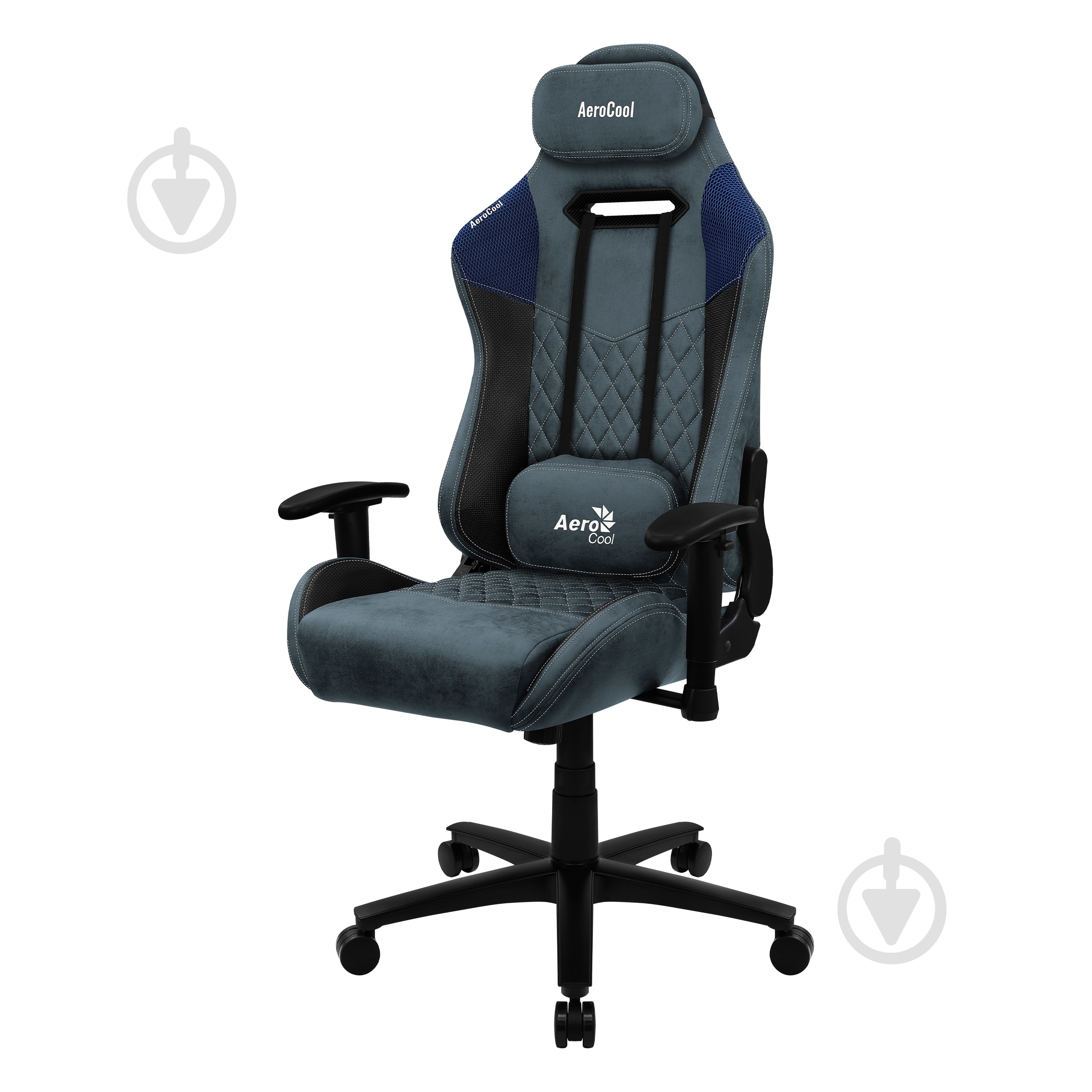 Крісло AeroCool Duke Steel Blue блакитний - фото 6 Крісло AeroCool Duke Steel Blue блакитний - фото 6