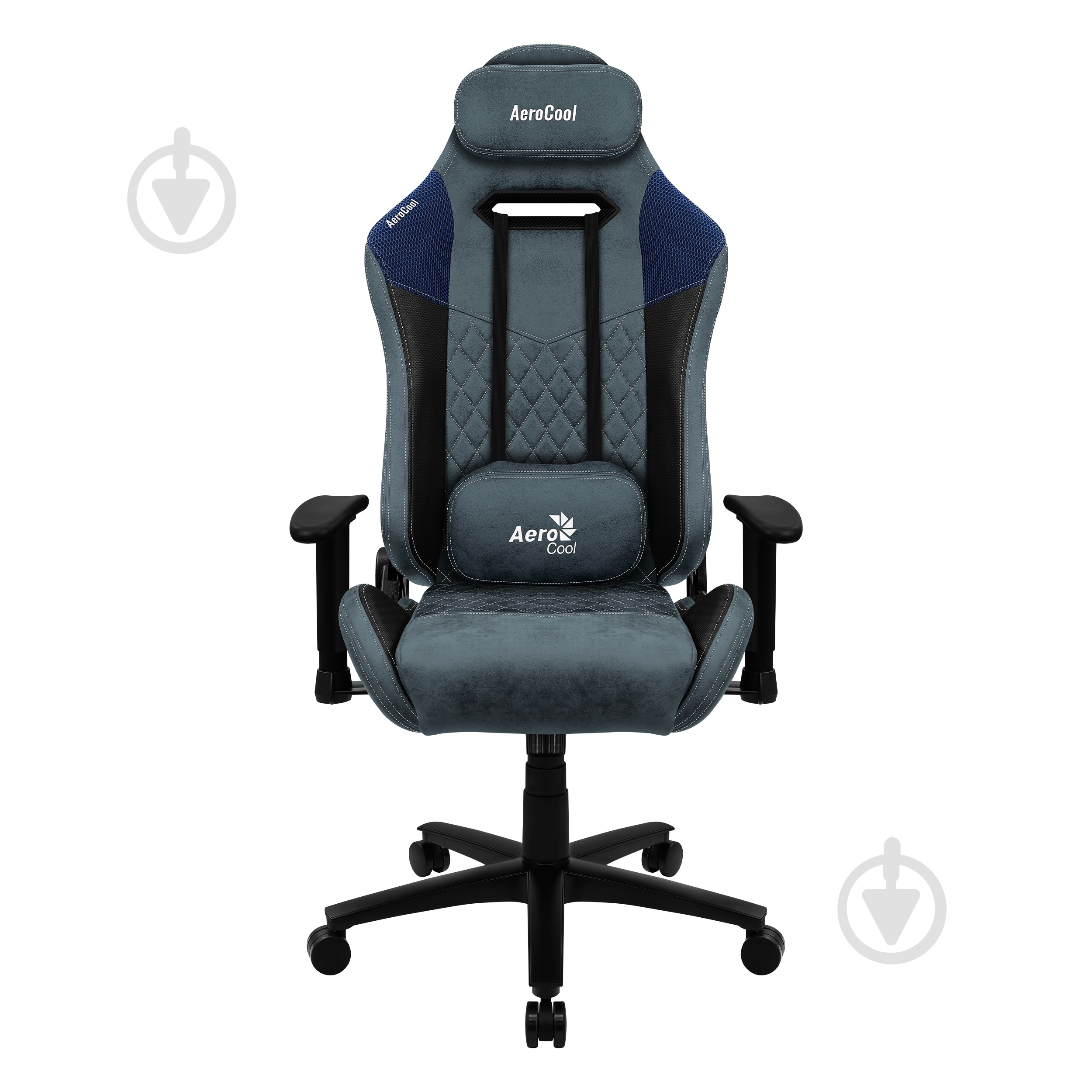 Крісло AeroCool Duke Steel Blue блакитний - фото 1 Крісло AeroCool Duke Steel Blue блакитний - фото 1