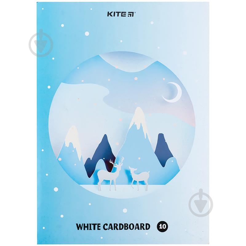 Набор белого картона А4 10 лист (K24-1254) KITE - фото 3