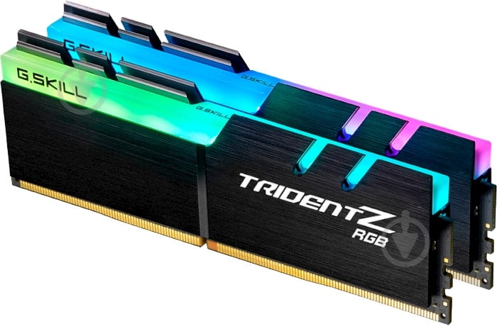 Оперативная память G.Skill DDR4 SDRAM 32 GB (2x16GB) 3600 MHz (F4-3600C18D-32GTZR) Trident Z RGB - фото 2 Оперативная память G.Skill DDR4 SDRAM 32 GB (2x16GB) 3600 MHz (F4-3600C18D-32GTZR) Trident Z RGB - фото 2