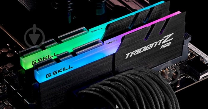Оперативная память G.Skill DDR4 SDRAM 32 GB (2x16GB) 3600 MHz (F4-3600C18D-32GTZR) Trident Z RGB - фото 4 Оперативная память G.Skill DDR4 SDRAM 32 GB (2x16GB) 3600 MHz (F4-3600C18D-32GTZR) Trident Z RGB - фото 4
