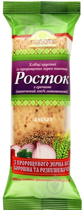 Хлебцы ТМ Росток с гречкой 120 г - фото 1