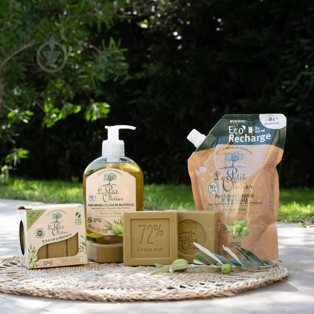 Мыло Le Petit Olivier Оливковое масло 100 г 3 шт./уп. - фото 7