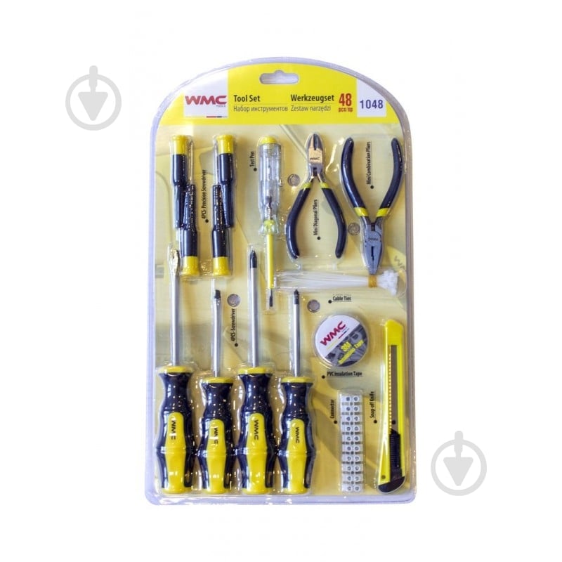 Набор ручного инструмента WMC TOOLS 48 шт. WT-1048 - фото 1