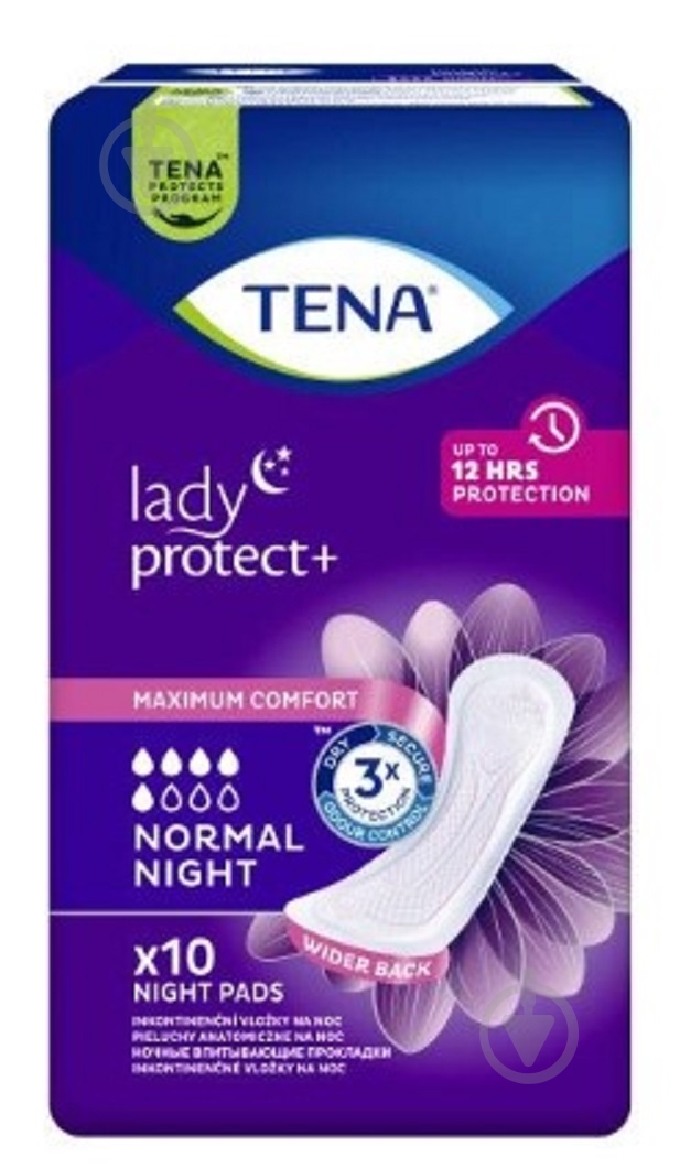 Прокладки урологічні Tena Lady Normal Night - фото 2 Прокладки урологічні Tena Lady Normal Night - фото 2