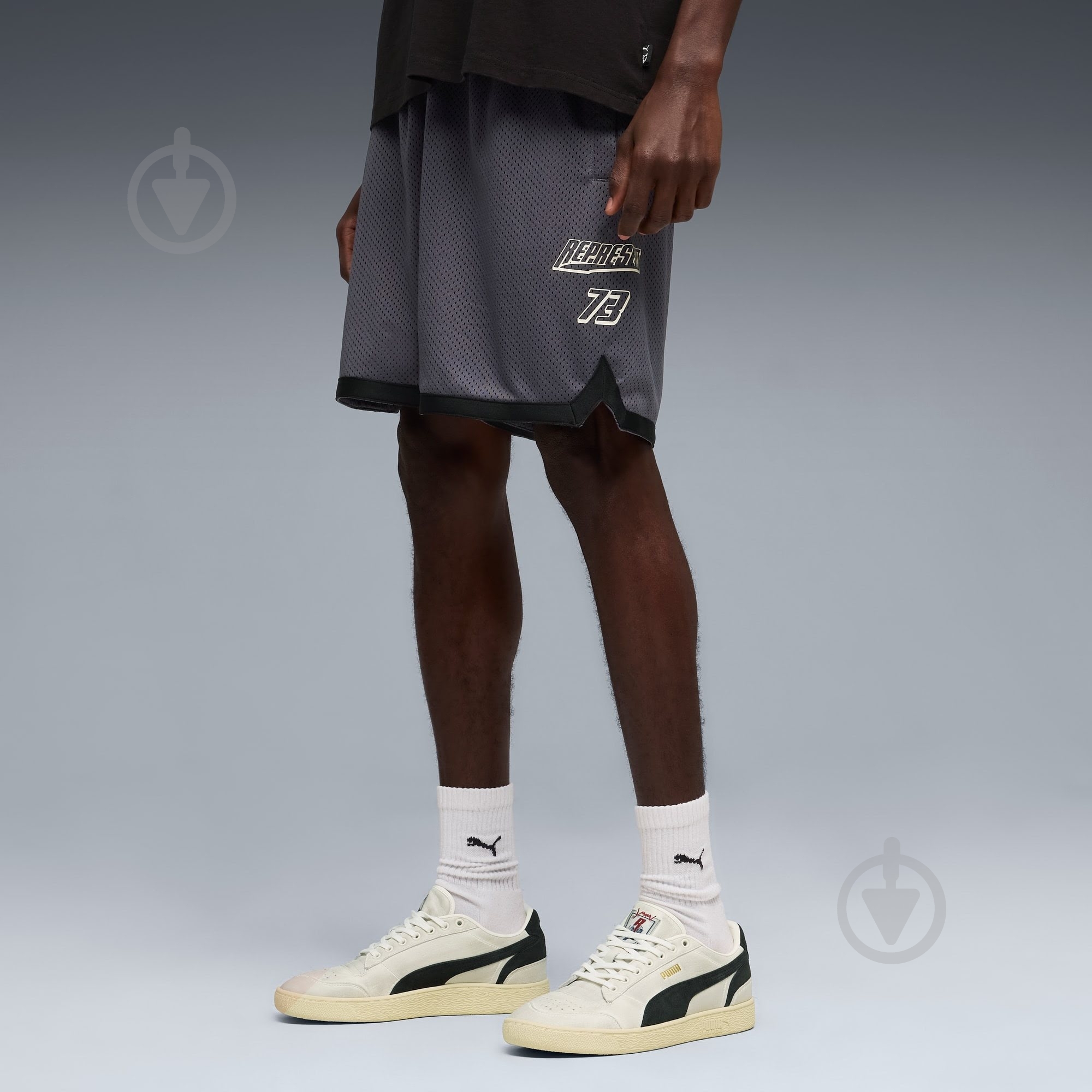 Шорты Puma Represent Short II Galactic Gray 63580201 р. M серый - фото 1 Шорты Puma Represent Short II Galactic Gray 63580201 р. M серый - фото 1