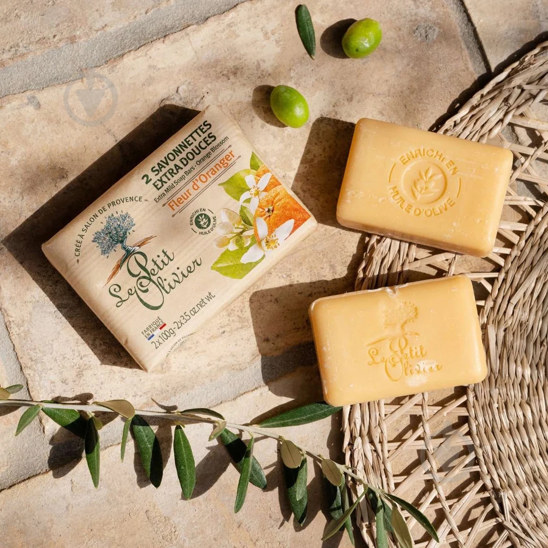Мыло Le Petit Olivier Цветы 100 г 2 шт./уп. - фото 4