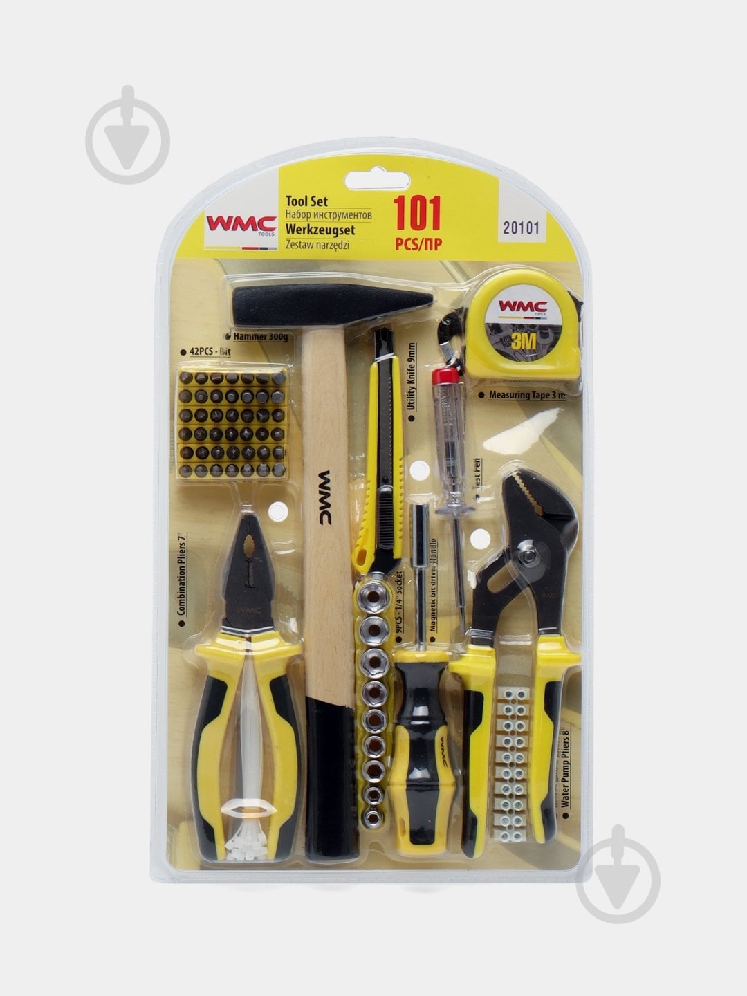 Набор ручного инструмента WMC TOOLS 101 шт. WT-20101 - фото 1