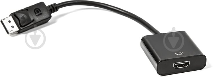 Перехідник PowerPlant HDMI – DisplayPort 0.15 м чорний - фото 1
