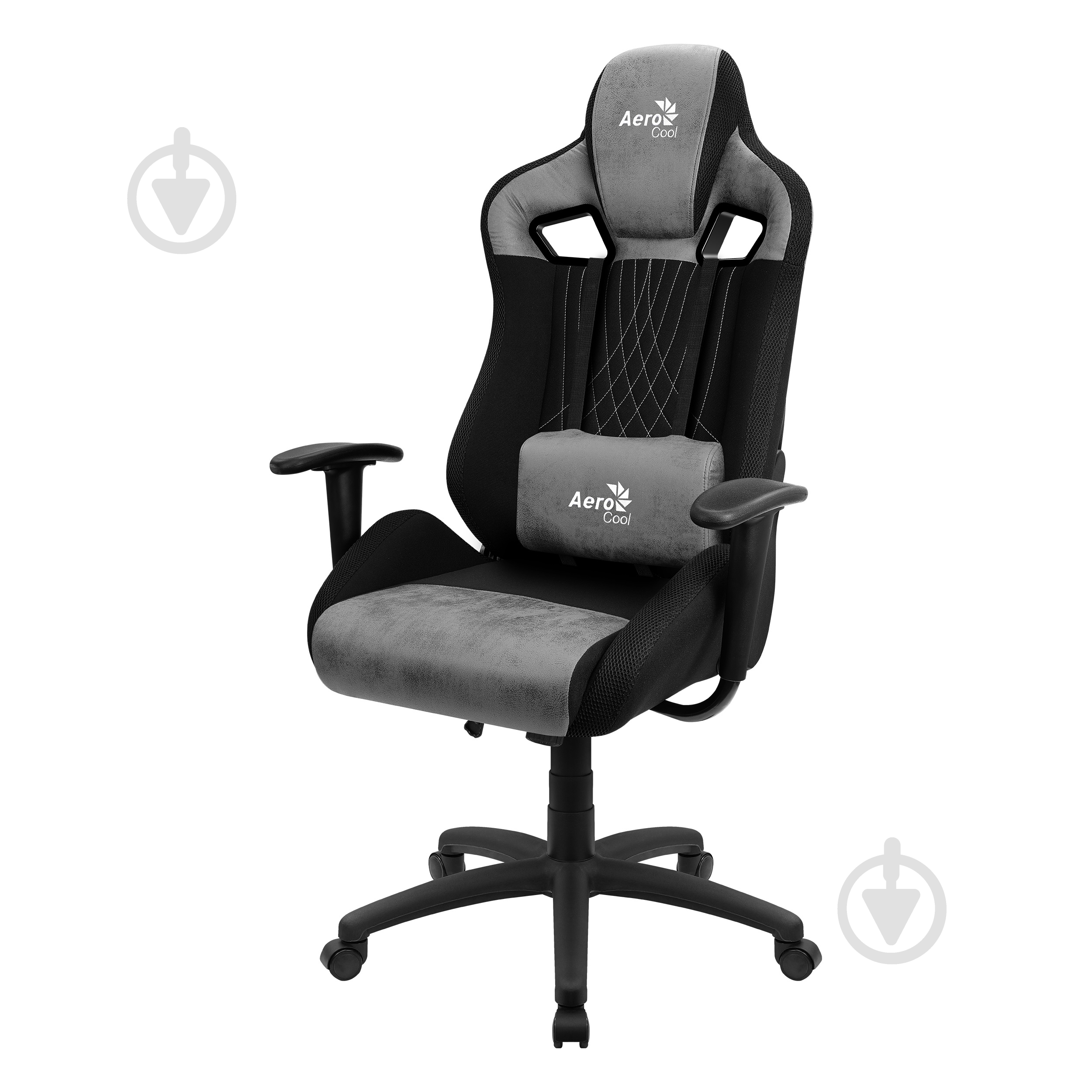 Кресло AeroCool Earl Stone Grey серо-черный - фото 6