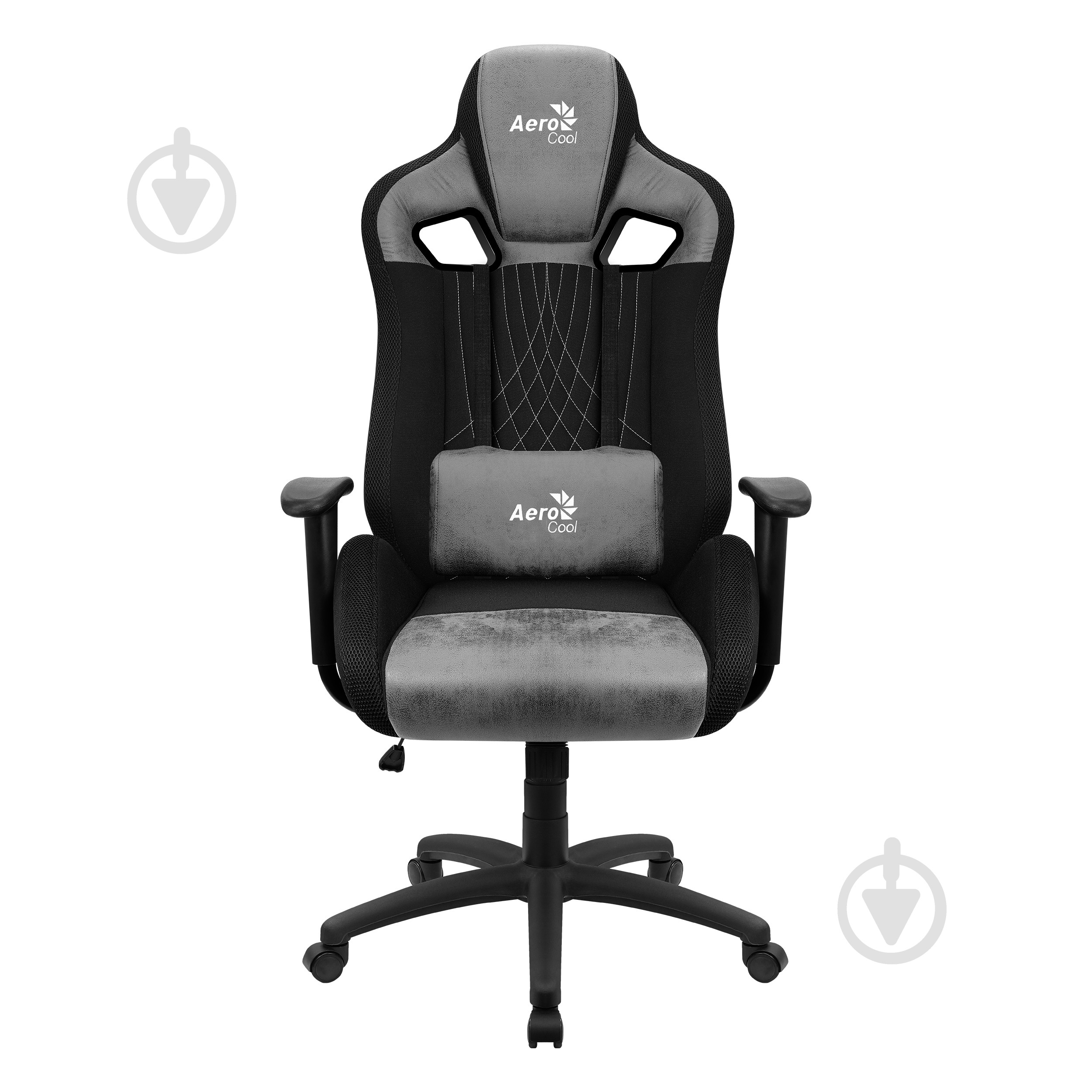 Кресло AeroCool Earl Stone Grey серо-черный - фото 1