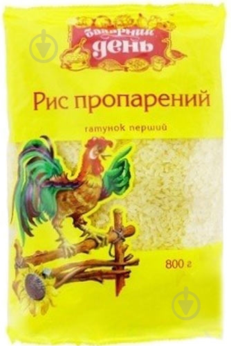 Рис Базарний день длиннозернистый 800 г - фото 1