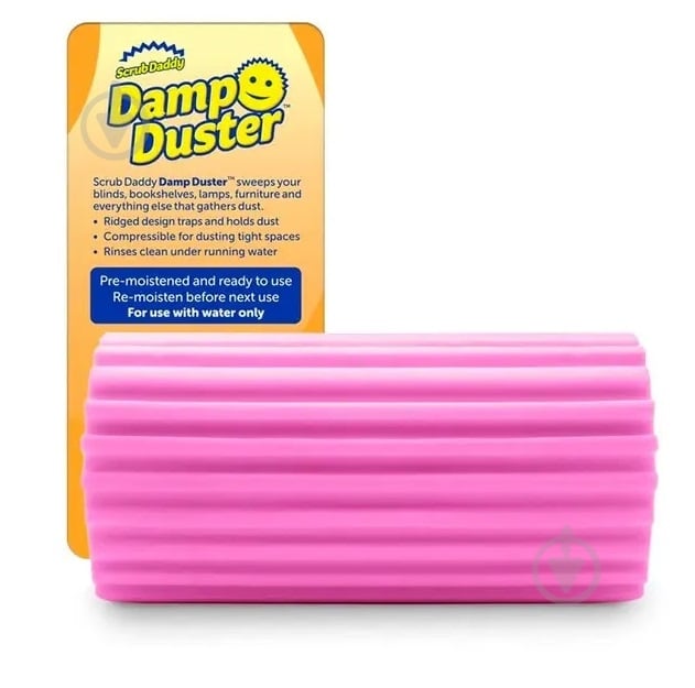 Губка для плитки Scrub Daddy Dump Duster розовая 1 шт. - фото 1