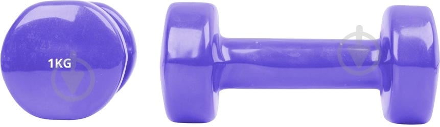 Набор гантелей inSPORTline виниловых Smoothbell 2 x 1 кг 176 фиолетовый - фото 3 Набор гантелей inSPORTline виниловых Smoothbell 2 x 1 кг 176 фиолетовый - фото 3