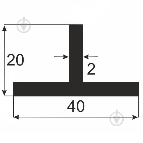Тавр ПАС-1841 3 м алюміній/срібло - фото 2 Тавр ПАС-1841 3 м алюміній/срібло - фото 2