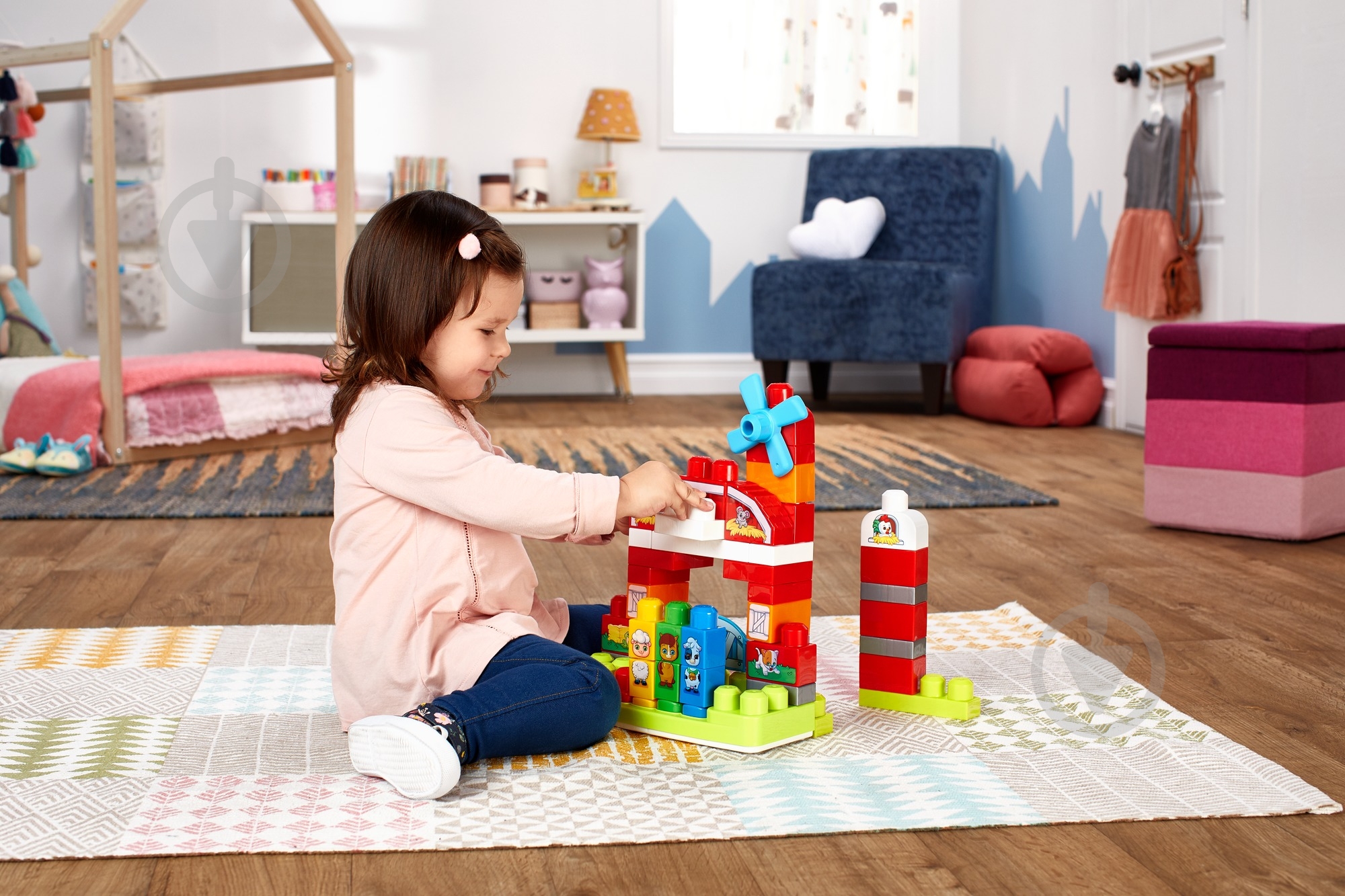Конструктор Mega Bloks Музикальная ферма GCT50 - фото 4 Конструктор Mega Bloks Музикальная ферма GCT50 - фото 4