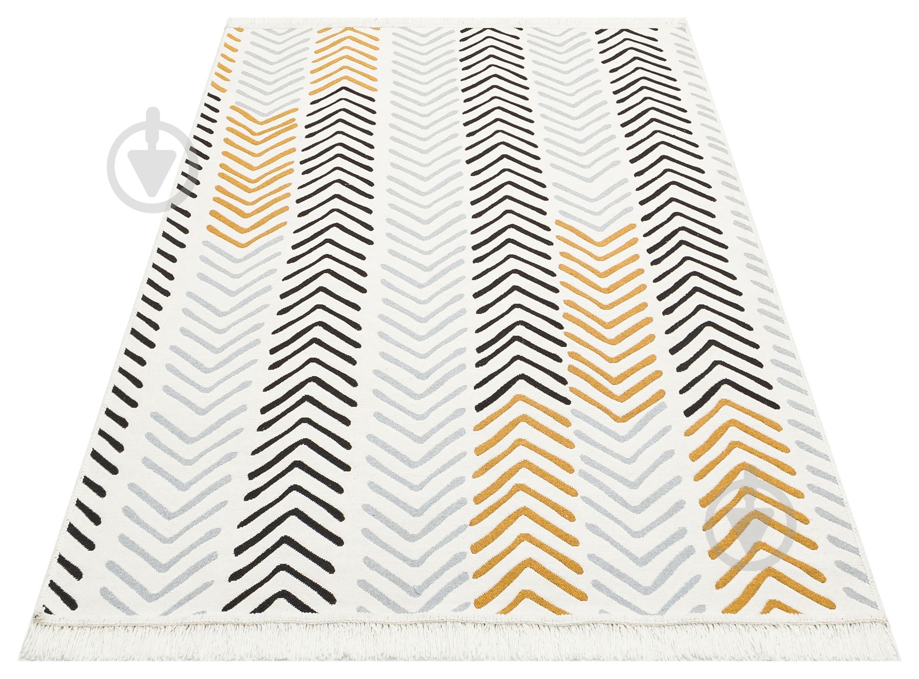 Ковер Ekohali Arya AR 19 White Black 160x230 см двусторонний - фото 4