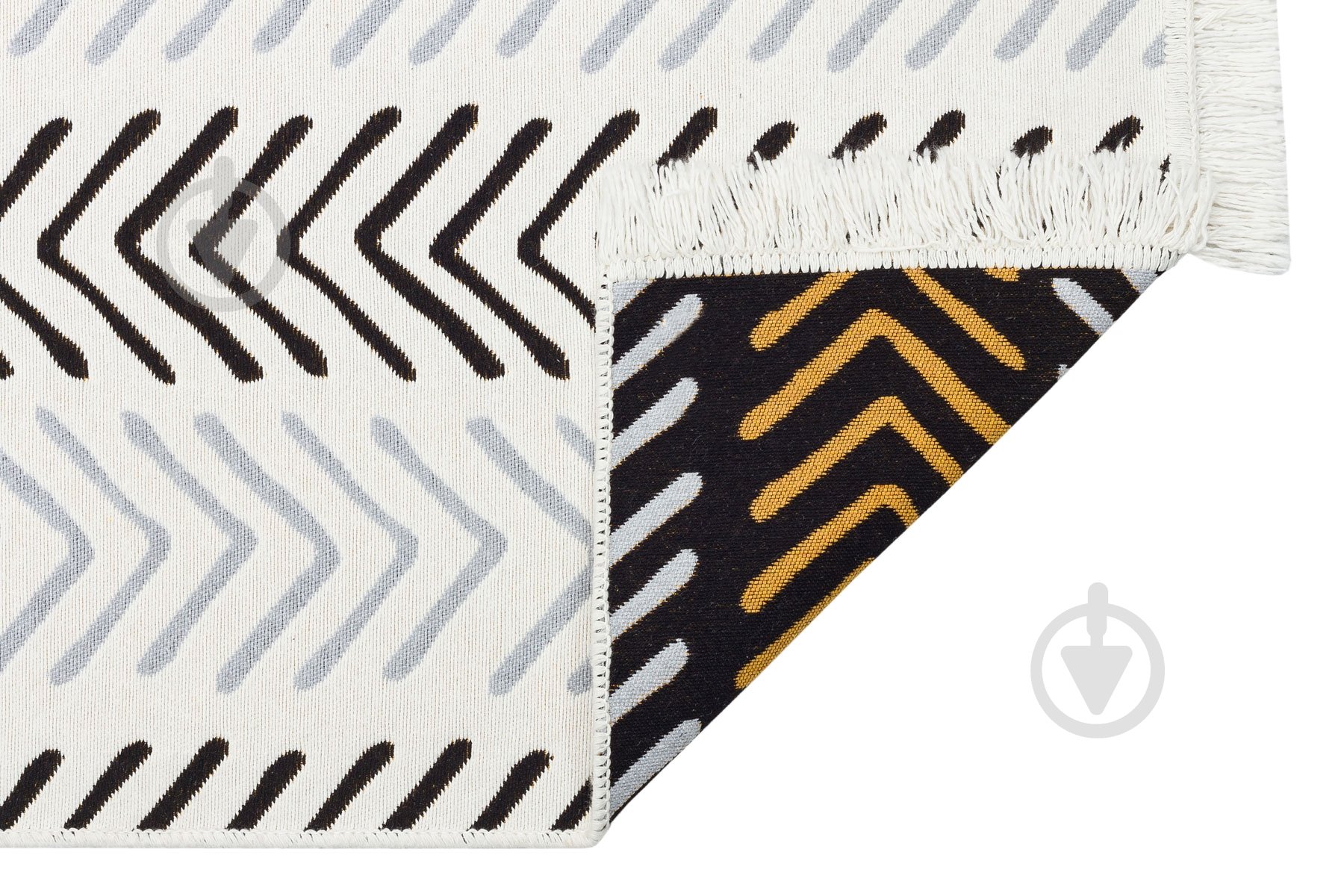 Ковер Ekohali Arya AR 19 White Black 160x230 см двусторонний - фото 5