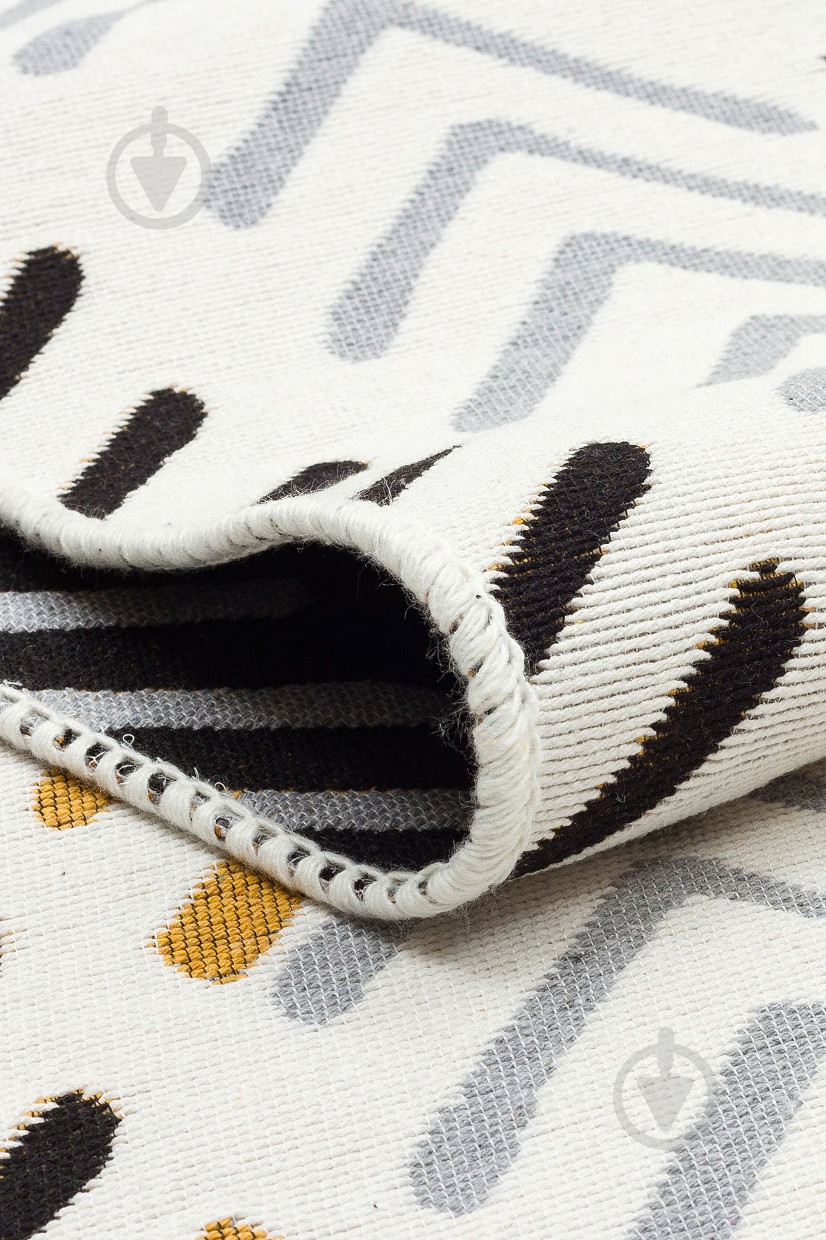 Ковер Ekohali Arya AR 19 White Black 160x230 см двусторонний - фото 7