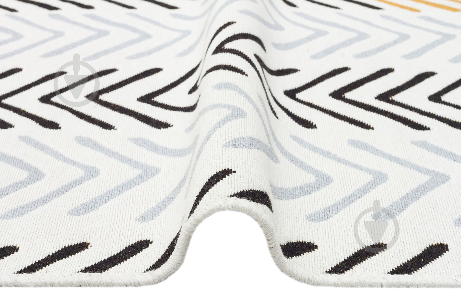 Ковер Ekohali Arya AR 19 White Black 160x230 см двусторонний - фото 3