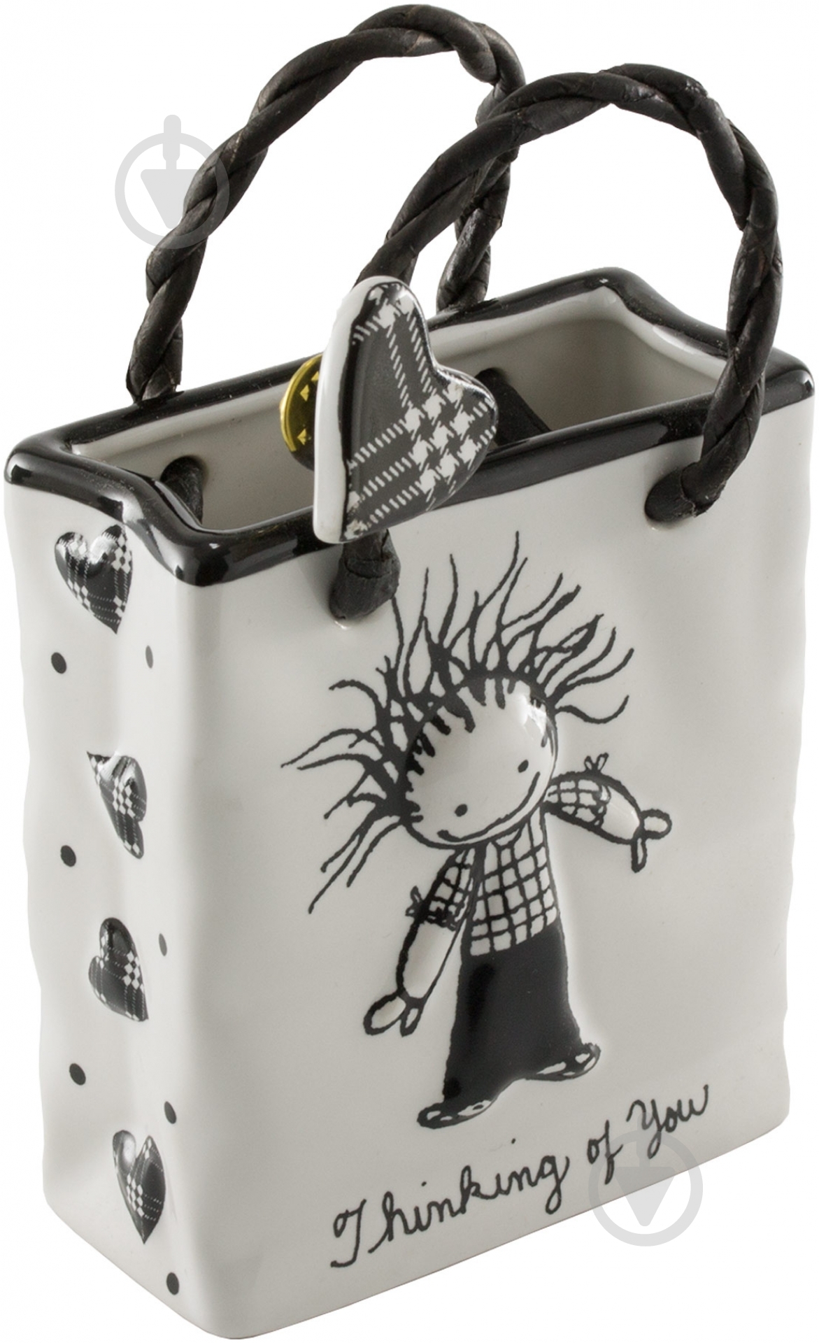 Шкатулка-сумка Думаю о тебе 116791 Enesco - фото 1