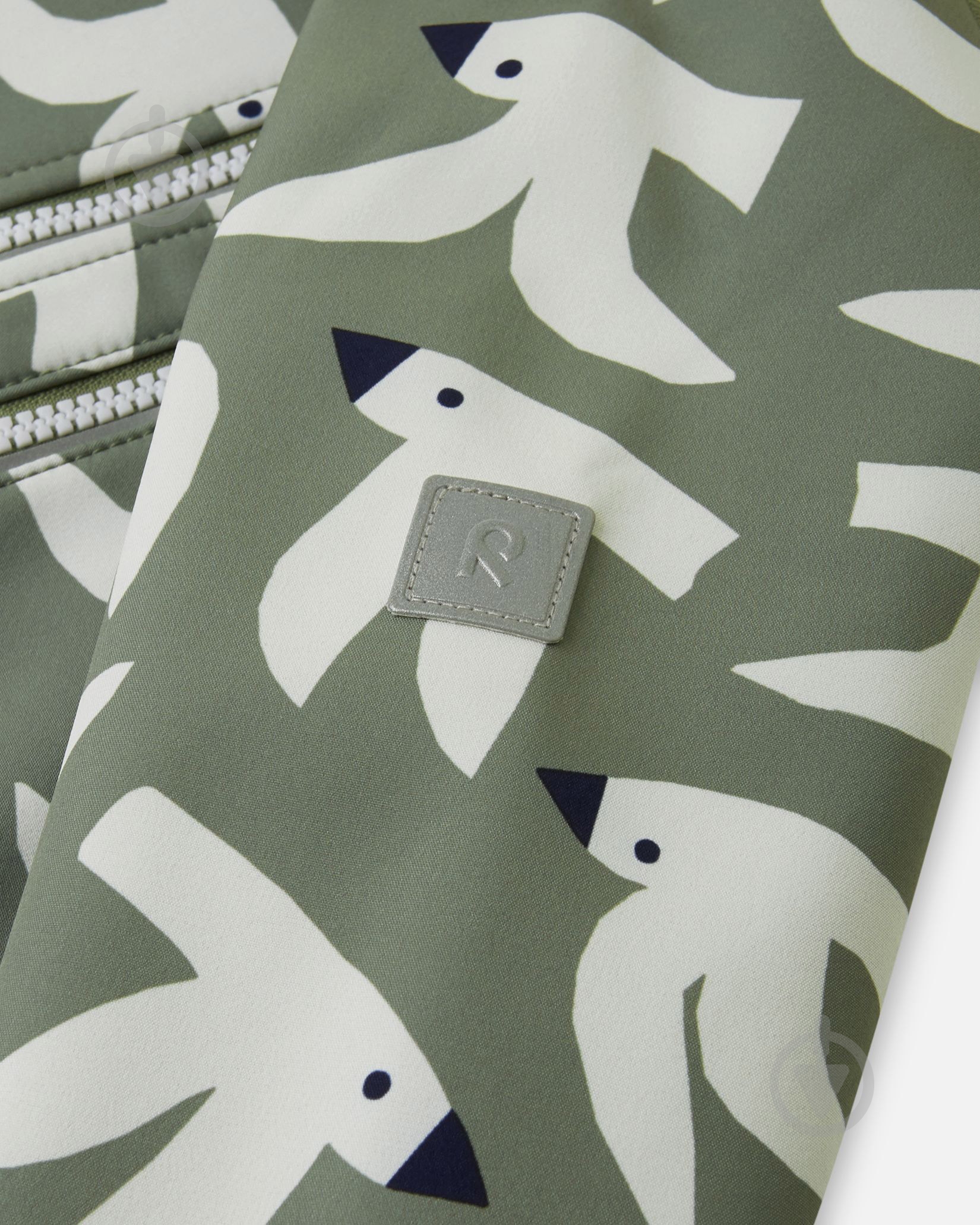 Куртка для мальчиков Reima Softshell Vantti р.98 темно-зеленый 5100009B-8924 - фото 7