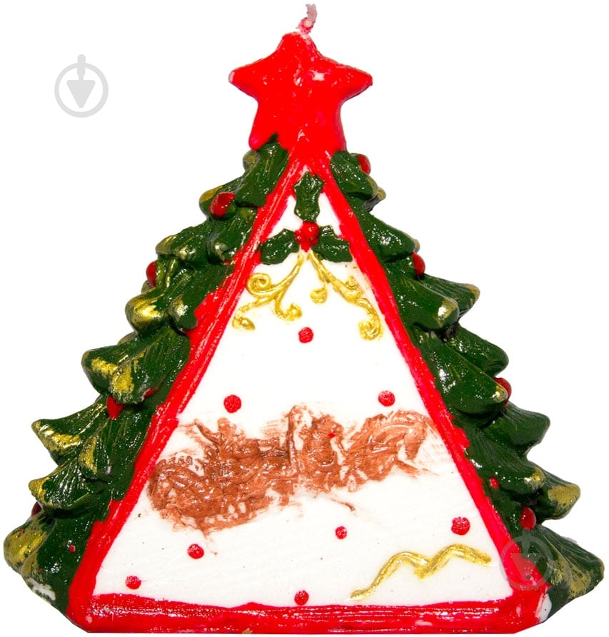 Свеча Елочка 10 см 790531 - фото 1 Свеча Елочка 10 см 790531 - фото 1