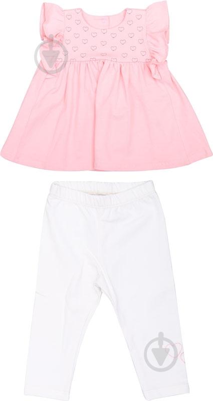 Комплект для девочек Україна р.74 персиковый - фото 1