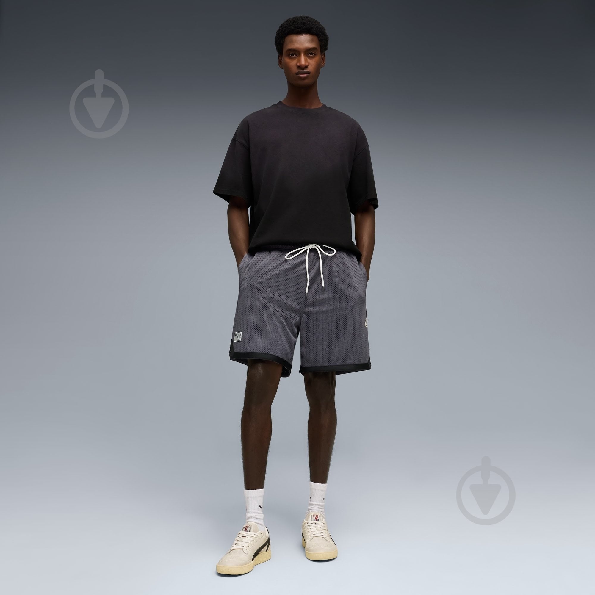 Шорти Puma Represent Short II Galactic Gray 63580201 р. S сірий - фото 3