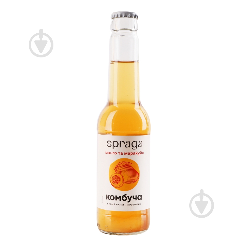 Комбуча Spraga манго и маракуйя 0,25 л - фото 1