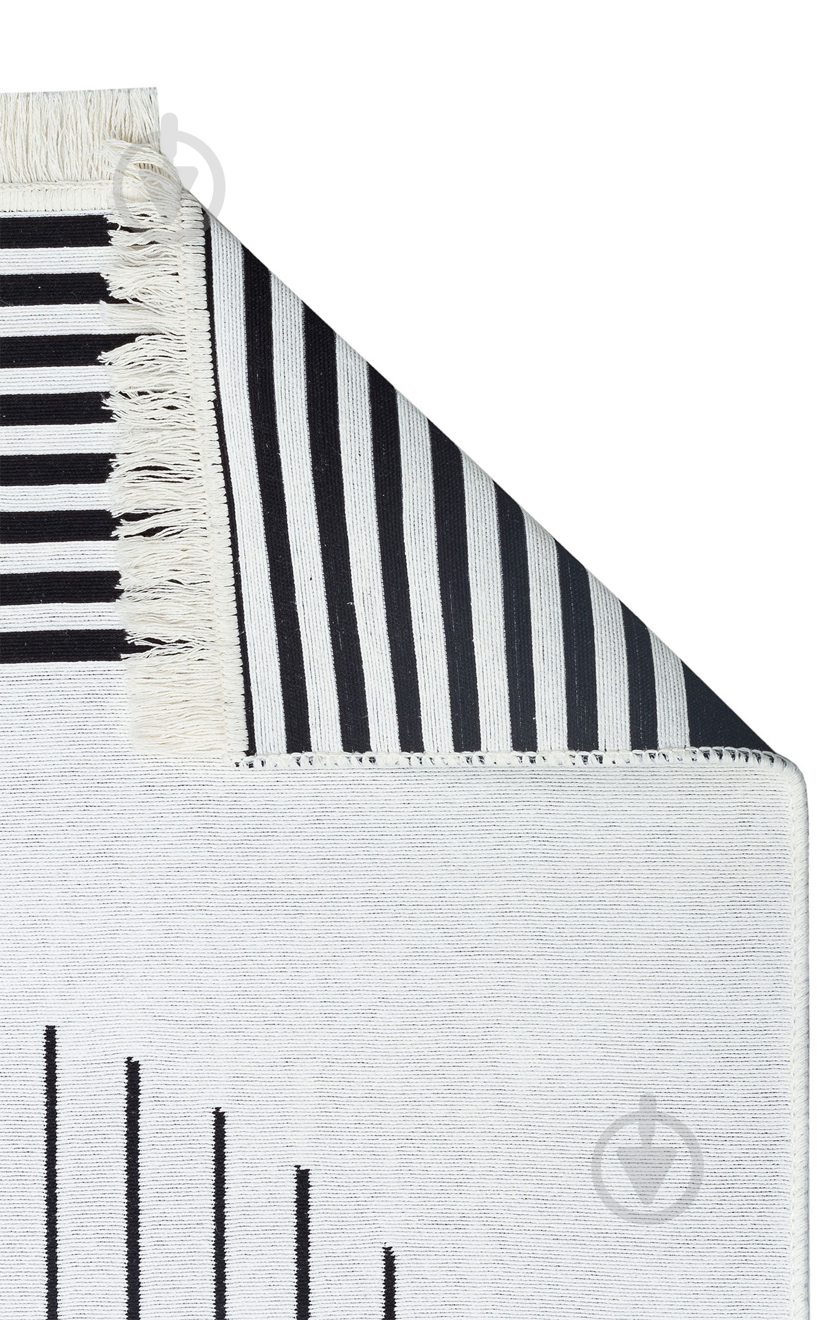 Ковер Ekohali Arya AR 25 White Black 120x180 см двусторонний - фото 3
