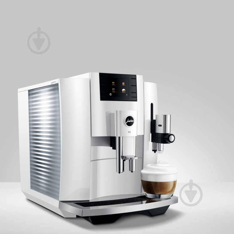 Кофемашина Jura E8 Piano White - фото 7 Кофемашина Jura E8 Piano White - фото 7