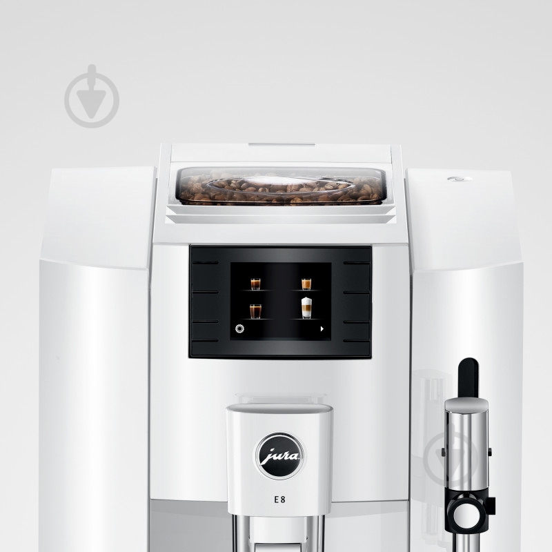 Кофемашина Jura E8 Piano White - фото 5 Кофемашина Jura E8 Piano White - фото 5