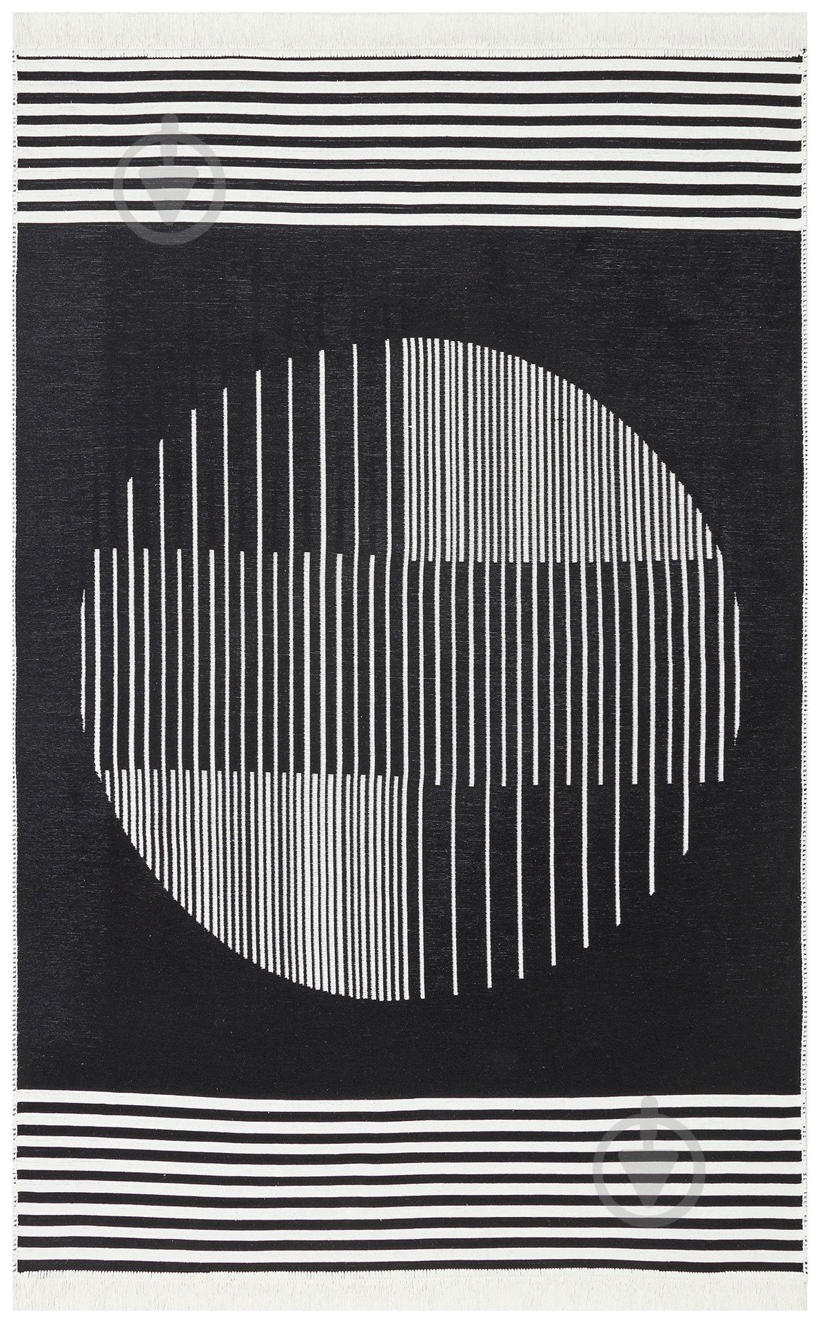 Ковер Ekohali Arya AR 25 White Black 160x230 см двусторонний - фото 2