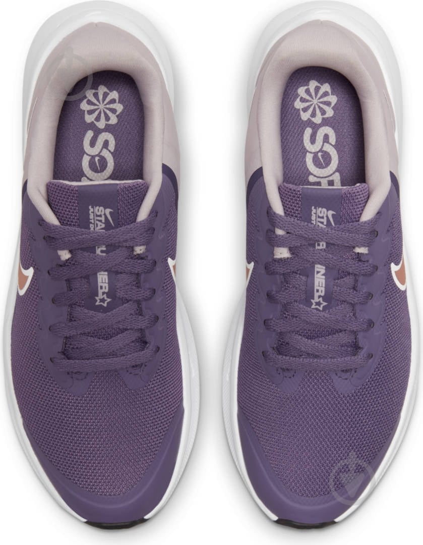 Кросівки для дівчаток демісезонні Nike Star Runner 3 DA2776-501 р.38,5 бузкові - фото 7 Кросівки для дівчаток демісезонні Nike Star Runner 3 DA2776-501 р.38,5 бузкові - фото 7