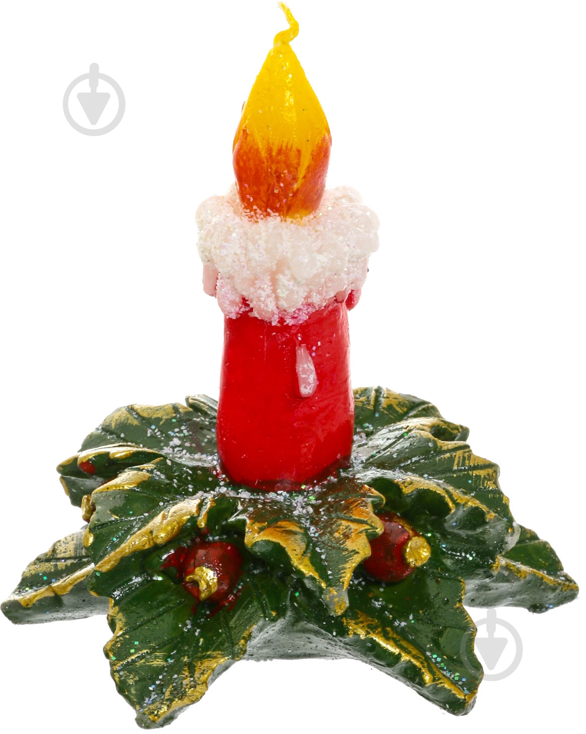 Свічка з листям 11х10х11 см 790654 Девілон - фото 1