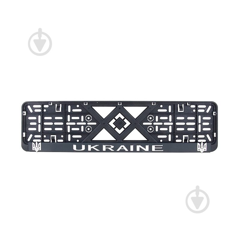 Рамка под номерной знак Bi-Plast UKRAINE BP-260 - фото 1