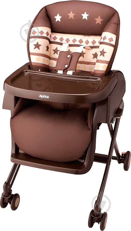 Стільчик для годування Aprica New Born A091065 коричневий - фото 1